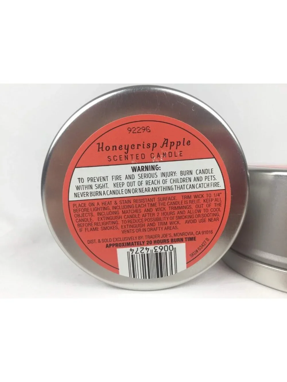 Honeycrisp Apple Scented Candle Bundle - Cozy Home Fragrance Set, 2 Pack